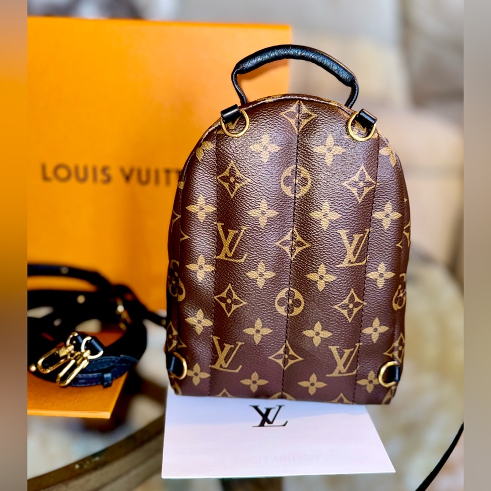 💖 Louis Vuitton PALM SPRING MINI BACKPACK     ‼️GREAT COND‼️ - Picture 12 of 14